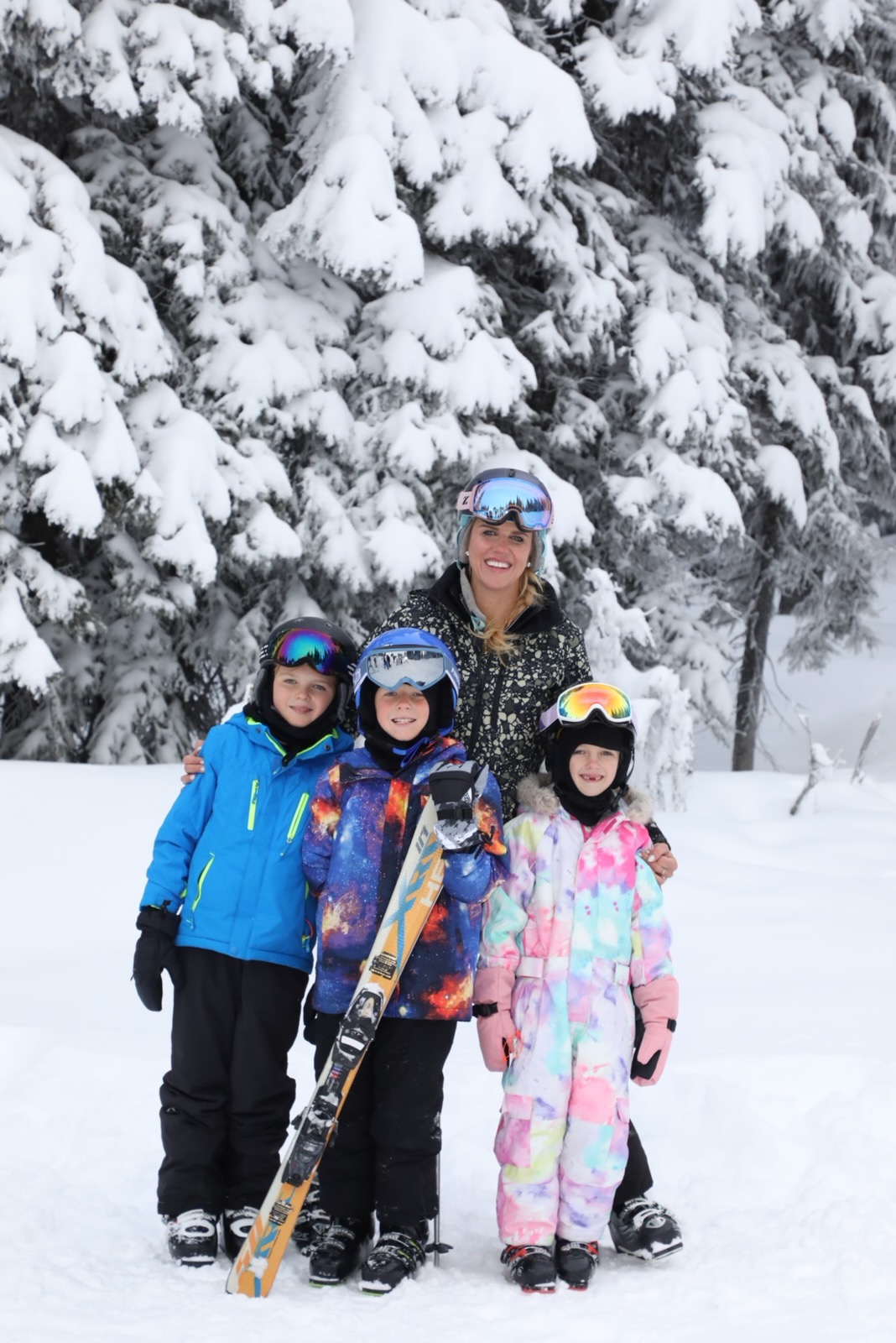 Heather Fernstrom with her children