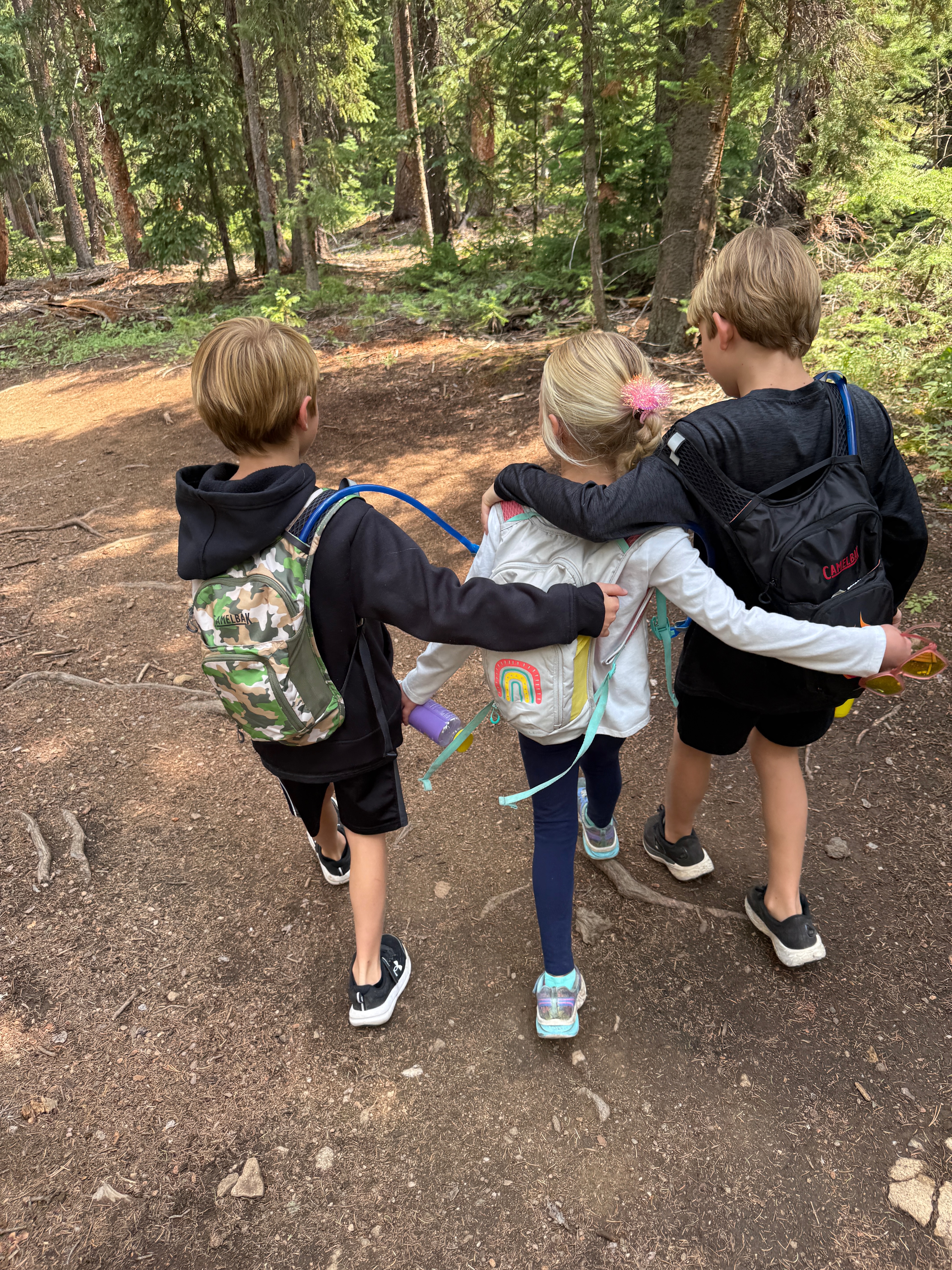 Kids in the forest